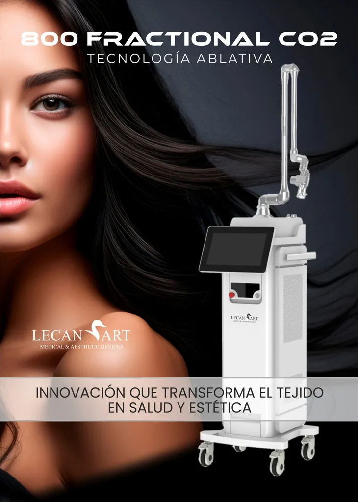 Cartel del 800 Fractional CO₂, tecnología ablativa