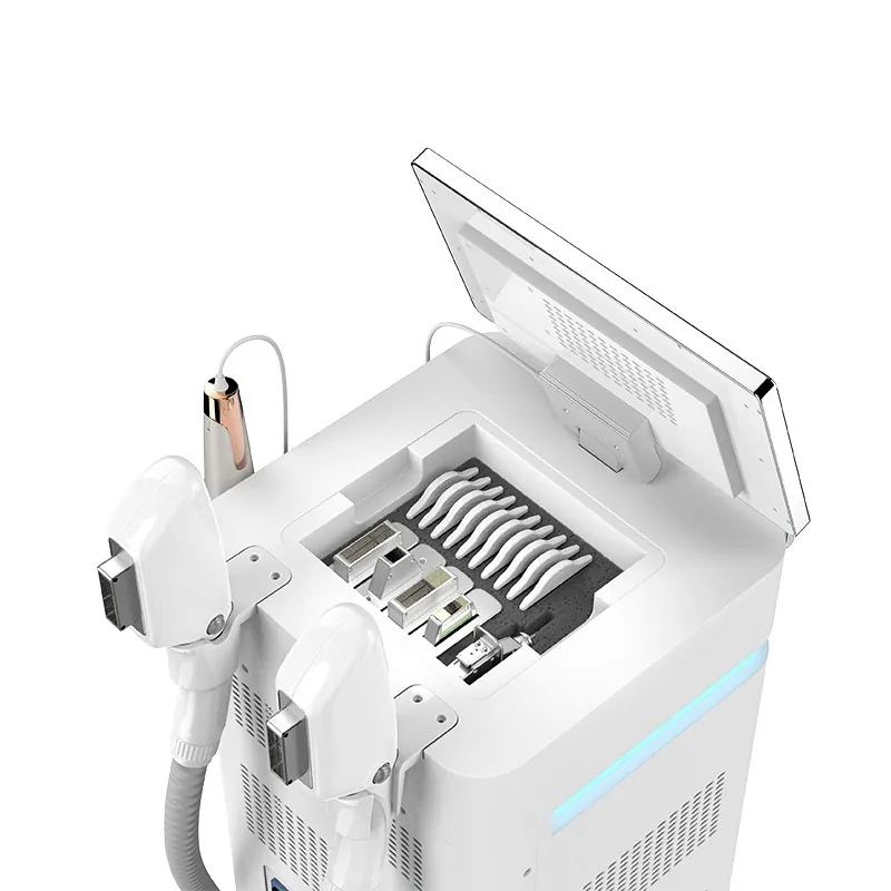 Synerlight Pro abierto desde arriba con el alojamiento de filtros