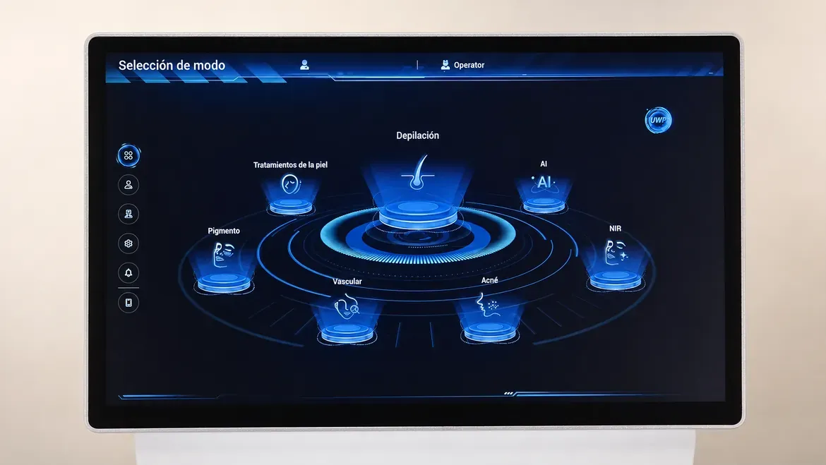 Pantalla real Selección de modo de Synerlight Pro