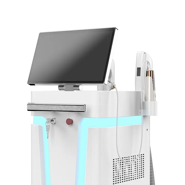 Synerlight Pro, vista lateral con las piezas de mano