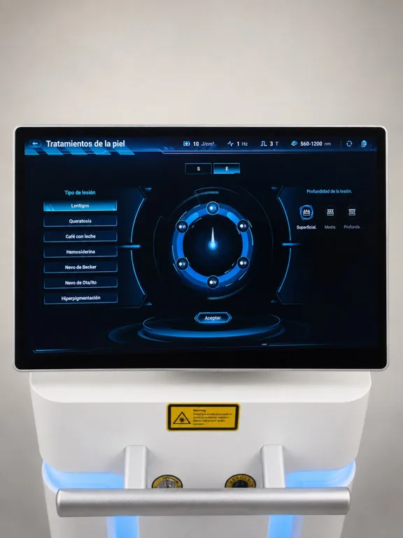 Pantalla e interfaz, Synerlight Pro